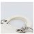 Borsa Christian Dior Lady Dior Canage in pelle d'agnello Bianca Argento Auth gh2352V Bianco - vista 9