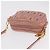 Borsa a tracolla Miu Miu Matelassé Vitellolux Pink Gold Auth 206318A Rosa D'oro - vista 7
