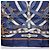 Hermès Pañuelo HERMES Carre 90 Seda Azul Blanco "CAVALCADOUR" Auth ki6864M - vista 9