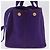 PRADA Canapa MM Handtasche Canvas Lila Goldfarben Auth mr3004A - Ansicht 4
