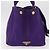 PRADA Canapa MM Handtasche Canvas Lila Goldfarben Auth mr3004A - Ansicht 5