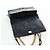 Borsa a tracolla con catena PRADA in pelle nera e oro Auth 202514M Nero D'oro - vista 24