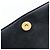 Borsa a tracolla con catena PRADA in pelle nera e oro Auth 202514M Nero D'oro - vista 26