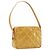 Borsa a tracolla CHANEL Matelasse Pelle verniciata Giallo Argento CC Auth bs37322