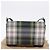 Borsa a tracolla BURBERRY Nova Check Canvas Green Silver Auth ka6391A Argento Verde - vista 27