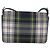 Borsa a tracolla BURBERRY Nova Check Canvas Green Silver Auth ka6391A Argento Verde - vista 3