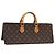LOUIS VUITTON Monogram Sac Triangle Hand Bag M51360 LV Auth gh2339A