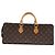 LOUIS VUITTON Monogram Sac Triangle Hand Bag M51360 LV Auth gh2339A - view 2