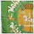Hermès Foulard HERMES Carre90 "MAN`EGE" Seta Verde Auth bs37309 - vista 5