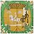 Hermès Foulard HERMES Carre90 "MAN`EGE" Seta Verde Auth bs37309 - vista 6
