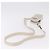BOTTEGA VENETA Borsa a tracolla Leggero in pelle Bianca Auth ka6402 Bianco - vista 7