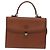 Burberrys Handtasche Leder 2way Braun Silber Auth BA16165 - Ansicht 2