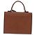 Burberrys Handtasche Leder 2way Braun Silber Auth BA16165 - Ansicht 3