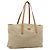 Sac Tote PRADA Nylon Beige Silver Auth 206281A Argenté
