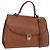 Borsa a mano Burberrys in pelle 2way Marrone Oro Auth ep16217 D'oro