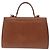 Borsa a mano Burberrys in pelle 2way Marrone Oro Auth ep16217 D'oro - vista 3