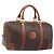 Céline Bolso Boston CELINE Macadam Canvas PVC Leather Brown Gold Auth 204211A Castaño Dorado
