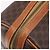 Céline Bolso Boston CELINE Macadam Canvas PVC Leather Brown Gold Auth 204211A Castaño Dorado - vista 17