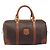 Céline Bolso Boston CELINE Macadam Canvas PVC Leather Brown Gold Auth 204211A Castaño Dorado - vista 2