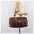 Céline Bolso Boston CELINE Macadam Canvas PVC Leather Brown Gold Auth 204211A Castaño Dorado - vista 25