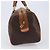 Céline Bolso Boston CELINE Macadam Canvas PVC Leather Brown Gold Auth 204211A Castaño Dorado - vista 5