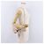 CHANEL Choco Bar Chain Schultertasche Silk Pink Gold CC Auth 206258SAM Golden - Ansicht 24
