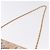CHANEL Choco Bar Chain Schultertasche Silk Pink Gold CC Auth 206258SAM Golden - Ansicht 8
