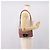 Borsa a tracolla CHANEL Matelasse con catena in pelle d'agnello Purple Gray CC Auth 206386V Marrone Porpora - vista 25