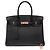 Hermès Borsa HERMES Birkin 30 in Pelle Nera - 103923 Nero - vista 3