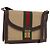 Borsa a tracolla GUCCI Web Sherry Line Canvas Beige Gold Auth ep16256 D'oro
