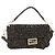 Borsa a tracolla FENDI Zucca Canvas Mamma Baguette 2 vie Marrone Nero Auth 204902SM