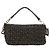 Borsa a tracolla FENDI Zucca Canvas Mamma Baguette 2 vie Marrone Nero Auth 204902SM - vista 3