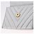 Borsa a mano CHANEL V Stitch in pelle d'agnello Argento Oro CC Auth 206262SAV D'oro - vista 20