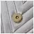 Borsa a mano CHANEL V Stitch in pelle d'agnello Argento Oro CC Auth 206262SAV D'oro - vista 22