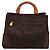 GIVENCHY Hand Bag Velor Brown Auth BA16185A - view 3