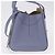 LOEWE Howl's Moving Castle Markl Hammock Nugget Bag Leather 2way Auth yk20930SM D'oro Blu chiaro - vista 3