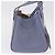 LOEWE Howl's Moving Castle Markl Hammock Nugget Bag Leather 2way Auth yk20930SM D'oro Blu chiaro - vista 4