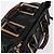 Chloé Bolsa Chloe Etel em couro 2way Preta Tom Dourado Auth BA15539A Preto - vista 6