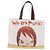 Stella Mc Cartney Borsa Tote Stella McCartney Nara Yoshitomo Canvas White Brown Auth mr2934V Marrone Bianco - vista 2
