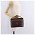 Céline Beauty case CELINE Macadam Canvas PVC Brown Auth mr2997A Marrone - vista 23
