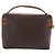 Céline Beauty case CELINE Macadam Canvas PVC Brown Auth mr2997A Marrone - vista 3