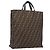 Borsa a mano FENDI Zucca Canvas Nera 8BH173 Auth gh2369 Nero