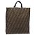 Borsa a mano FENDI Zucca Canvas Nera 8BH173 Auth gh2369 Nero - vista 3