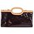 Borsa LOUIS VUITTON Monogram Vernis Roxbury Drive Amarante M91995 LV Auth 202537V Bordò - vista 13