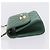 Borsa a tracolla con catena CHANEL V Stitch in pelle d'agnello verde e oro CC Auth 206308SAM D'oro - vista 4
