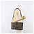 Borsa a tracolla Christian Dior Trotter Canvas Navy Gold Tone Auth bs37239 Blu navy - vista 22