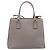 Borsa a Mano PRADA Galleria Safiano 2way Grigio Tono Oro Auth 204854SAV Marrone - vista 3