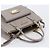 Borsa a Mano PRADA Galleria Safiano 2way Grigio Tono Oro Auth 204854SAV Marrone - vista 6