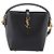 Autre Marque Borsa a mano SAINT LAURENT in pelle 2way Nero Oro Auth ka6358M D'oro - vista 2