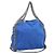 Stella Mc Cartney Borsa Stella MacCartney Chain Falabella Suede Blue Silver 371223 Auth 206343A Argento